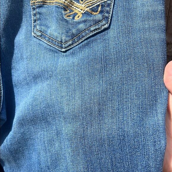 Tommy Hilfiger Women’s Flare Bootcut Vintage 2008 Blue Jeans 34 inch Y2K - Picture 10 of 16